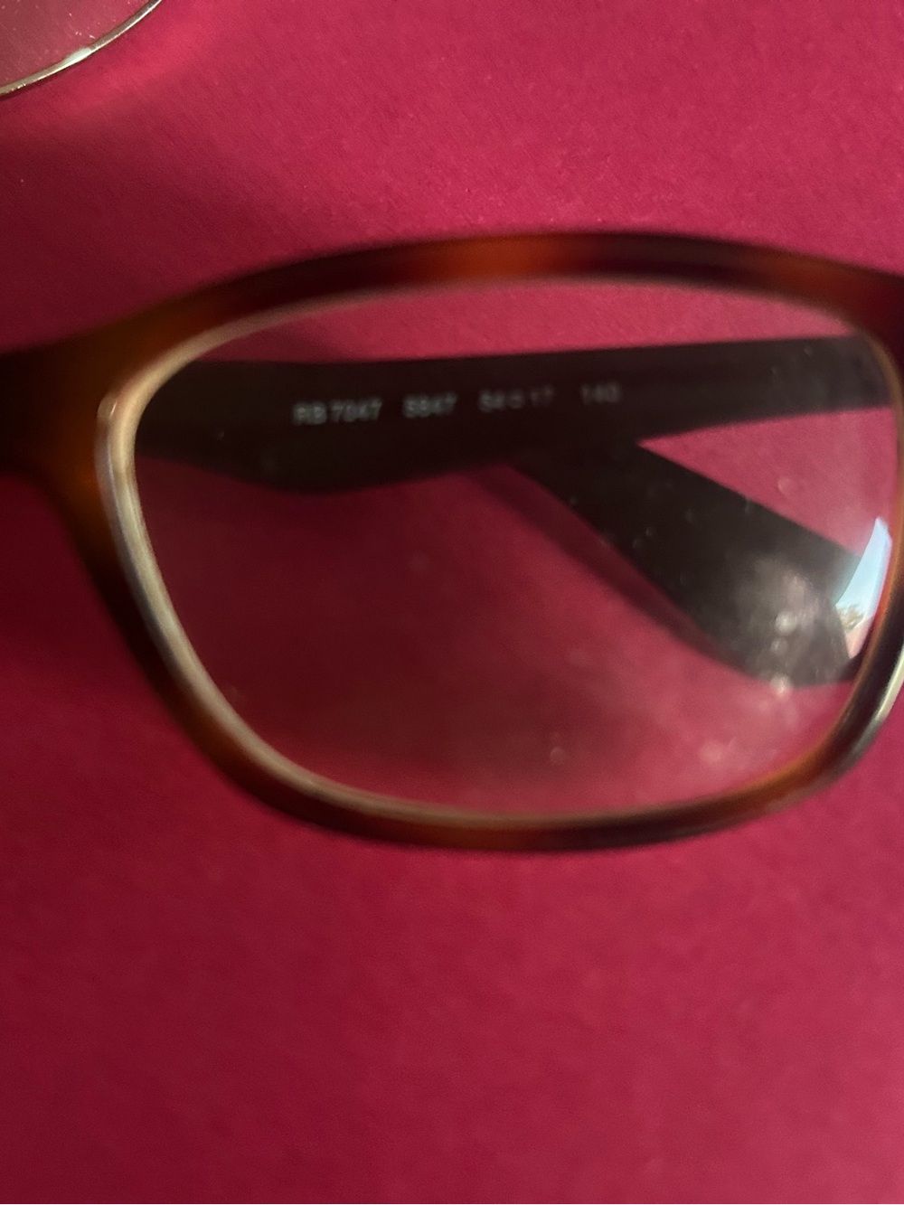 Ray-Ban Tortoiseshell and Black Eyeglass Frames - Picture 7 of 8